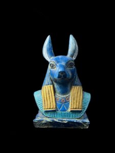 Egyptian God Anubis Stone Statue - Handmade Ancient Egypt Decor - Image 2