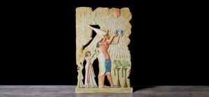 Ancient Egyptian Royal Devotion - Akhenaten's Family Worshipping the Sun God Atun - Image 2