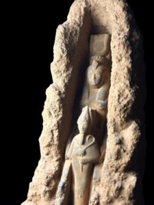 Goddess Isis statue with God Osiris museum statue, unique Isis goddess Statue. - Image 2