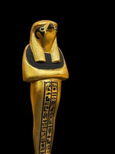 Egyptian God Horus Statue: Falcon God of Sky Art - Image 2