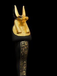 Egyptian God Anubis Statue - Handmade Ancient Egypt Decor - Image 2