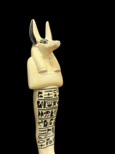 Egyptian God Anubis Statue - Handmade Ancient Egypt Decor - Image 2