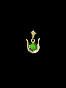 Goddess Hathor horn Amulet - Authentic Egyptian Craftsmanship - Spiritual Protection & Empowerment - Hathor pendant necklace. - Image 2