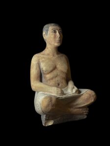 Egyptian Scribe Statue: Ancient Egypt Replica Artifact - Image 2