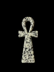 Hand-Crafted Granite Ankh Cross: Key of Life Symbol - Image 2