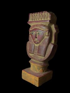 Large Goddess Hathor Statuette, Statue for the Egyptian Goddess Venus - Image 2