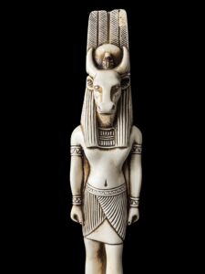 Manifest Handmade Goddess Hathor Statuette , Statue for the Egyptian Goddess Venus - Image 2