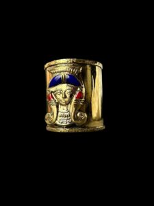 Handcrafted Goddess Hathor Bracelet: Egyptian Jewelry Gift - Image 2