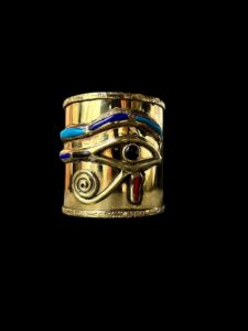 Egyptian Eye of Horus Cuff - Ancient Design - Image 2