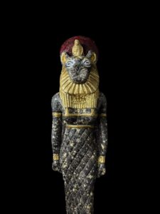Granite Egyptian Goddess Sekhmet statue. - Image 2
