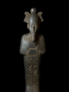 Basalt Egyptian God Osiris Statue: Unique Statuette - Image 2