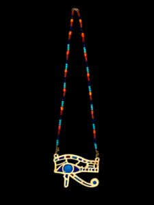 Eye of Horus Pendant Necklace - Ancient Egyptian Pectoral - Image 2