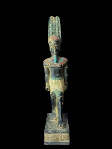 Egyptian God Amun Statue: Museum Replica, Creator God - Image 2