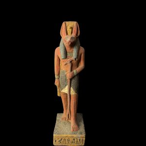 Jackal God Anubis statue made in Egypt, Egyptian Anubis sculpture. - Image 2