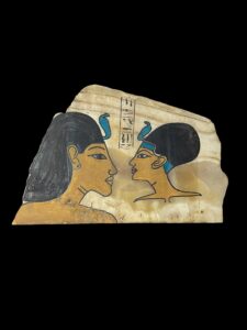Akhenaten and Nefertiti Wall Relief: Ancient Egyptian Art - Image 2