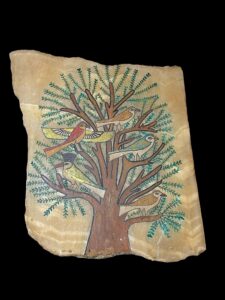Ancient Egyptian Tree of Life Wall Relief: Living Room Art - Image 2