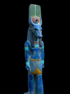 Manifest Handmade Goddess Hathor Statuette , Statue for the Egyptian Goddess Venus - Image 2