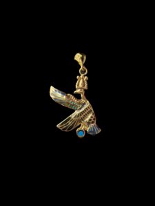 Egyptian Nekhbet Vulture Goddess Pendant Necklace - Image 2