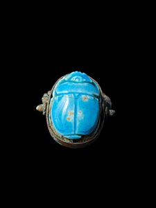 Handmade Egyptian Scarab Ring - Image 2