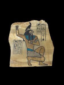 God Horus Ancient Egyptian Wall Relief: Living Room Art - Image 2