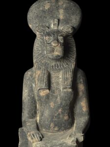 Goddess Sekhmet statue made in Egypt from Solid Granite stone - Image 2