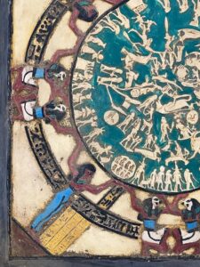 Egyptian Dendera wall symbols, Dendera Zodiac - Replica. ZODIAC OF DENDERA, Ancient Egyptian Temples, Ancient Egyptian Astronomical Symbols. - Image 2
