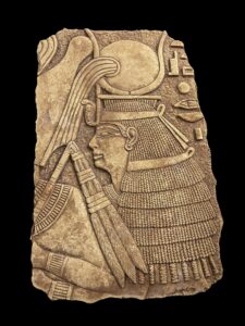 Relief of Osiris and Isis , Goddess isis and God Osiris famous relief made of Natural stone - Image 2