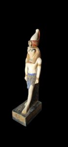 Basalt Stone Egyptian God Horus Falcon Statue - Image 2