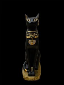 Large Ancient Egyptian Goddess Bastet statue, Home decor statues made in Egypt - Image 2