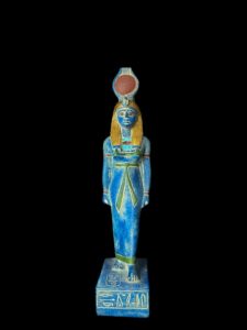 Manifest Handmade Goddess Hathor Statuette , Statue for the Egyptian Goddess Venus - Image 2