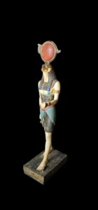 Falcon Egyptian God Ra Statue: God of Sun Disk - Image 2