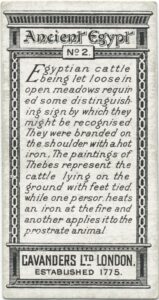 Egyptian Cattle Statue: Ancient Branding Scene, Porcelain Farmer Gift - Image 2