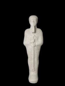 Handcrafted God Ptah Statue: Rose & Black Granite Egyptian Replica - Image 2