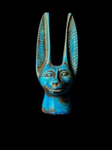 Egyptian God Anubis Bust: Afterlife Altar Statue - Image 2