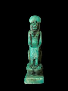 Goddess Sekhmet with God Sobek the God of Nile in Ancient Egypt - Image 2