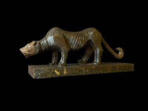Egyptian Leopard statue made in Egypt from Granite stone - Image 2