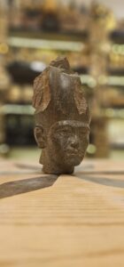 Hand Carved Granite King Amenemhat III Head: Egyptian Art Replica - Image 2