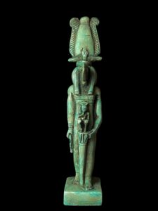 God Thoth with God Horus holding key of life - Image 2