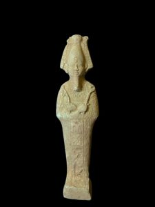Vintage Stone Egyptian God Osiris Statue - Image 2