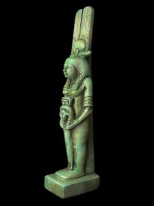 Handmade Goddess Hathor Statuette , Statue for the Egyptian Goddess Venus - Image 2
