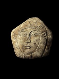 Carved Rock Goddess Hathor Statue: Egyptian Museum Replica - Image 2