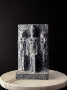 Menkaure Triad Statue Replica: Authentic Egyptian Museum Design - Image 2