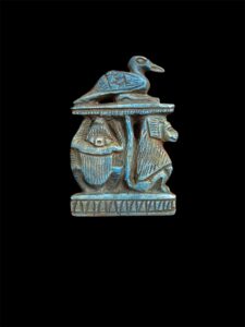 Egyptian Scarab statue, The decorative Good luck scarab in Ancient Egypt. - Image 2