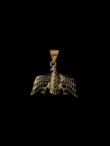 Goddess Nekhbet Vulture Pendant Necklace - Egyptian Amulet - Image 2
