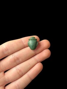 Egyptian Heart Amulet, a heart symbol in Ancient Egypt. Ib amulet. - Image 2