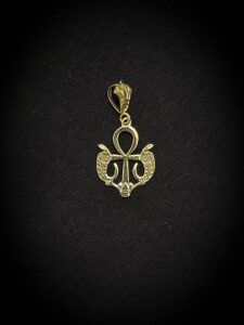 Uraeus Cobra Pendant Necklace: Ankh Key of Life, Pharaonic Amulet - Image 2