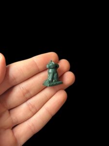 schist Bastet Cat Amulet, Egyptian Goddess Pendant - Image 2