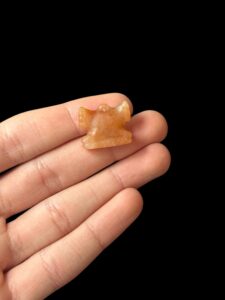 Hathor cow form Amulet made of agate stone - Image 2