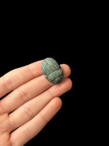 Egyptian Scarab pendant necklace, The decorative Good luck scarab in Ancient Egypt. - Image 2