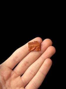 agate Eye of Horus Pendant: Ancient Egyptian Amulet Necklace - Image 2